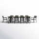 Cenka Florida 11pc Aluminum and Rope Outdoor Patio Dining Set