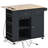 Kitchen Island With Power Outlet,Kitchen Storage Island With Drop Leaf And Rubber Wood-359880867