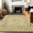 Machine Washable Indoor/Outdoor Xhevrie Tan Rug-1417870311