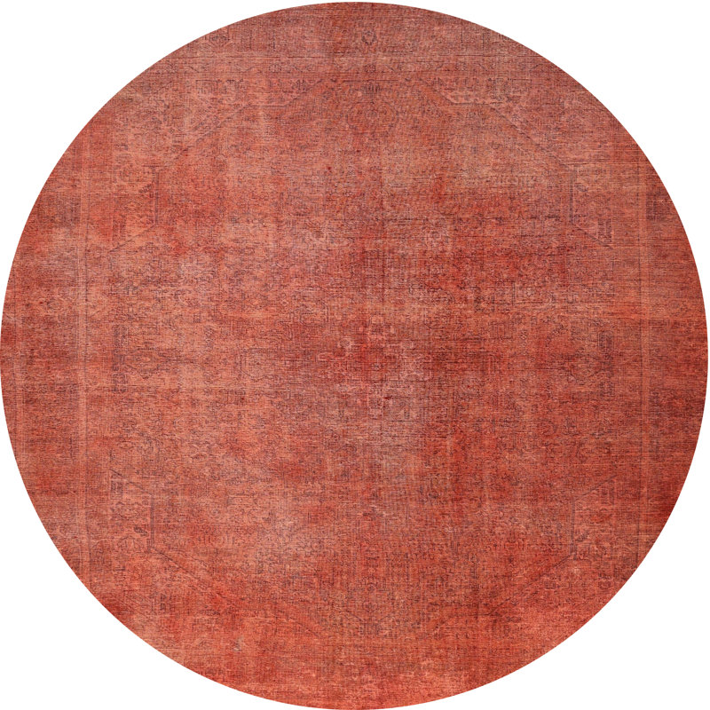 Adrainne Oriental Indoor Rug, Round 6'
