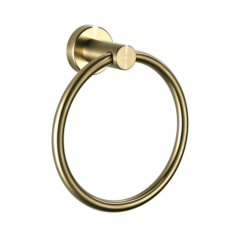 Wall Mounted Towel Ring With Installation Hardware