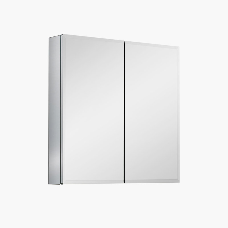 30x26 inch Double door mirror Aluminum medicine cabinet