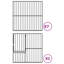 Turnersville 100cm H Galvanised Steel Exercise Pen-1111072042