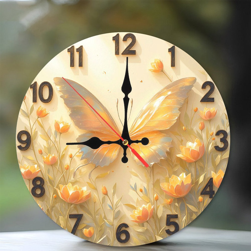 Horloge papillon