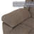 Manual Reclining Loveseat With Middle Console - Corduroy Upholstery, Dual Cup Holders, Split-Back Design-361138525