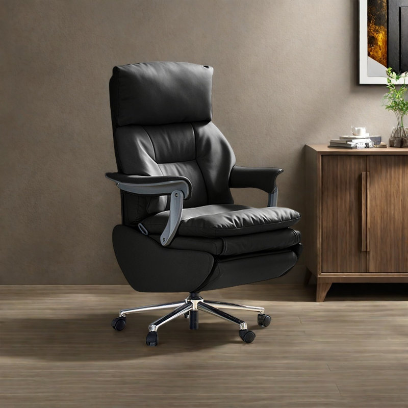 Silent and environmentally friendly office chair, Black