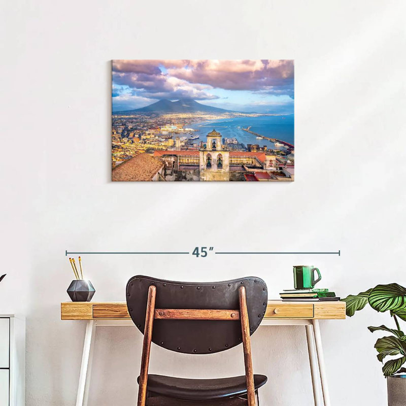 Nicci View Of Castel Sant'Elmo, 20" H x 30" W