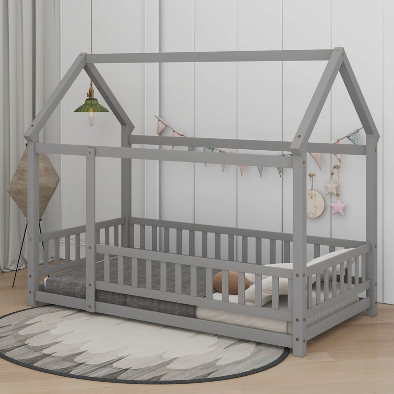 Base de lit en bois, Lit simple