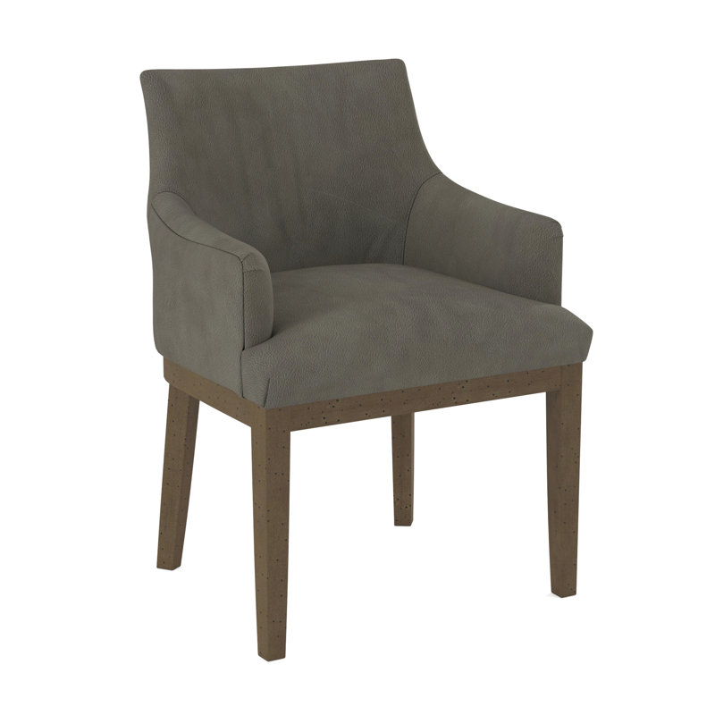 19'' H Upholstered Armchair, Black, Applause Porpoise