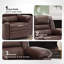 Fauteuil inclinable de massage en cuir respirant-1244346987