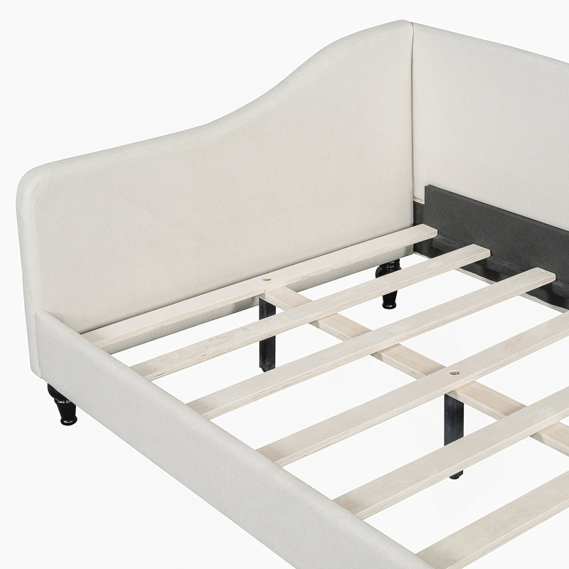 L-Shaped Daybed With Solid Wood Legs