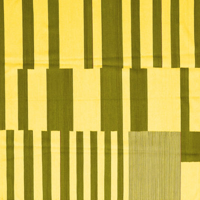 Tapis contemporains jaunes lavables à la machine 2787