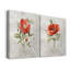 Lin pivoine - ensemble de 2 peintures sur toile-1163732934-1163732935