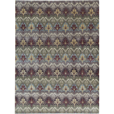 Cotton Ikat Area Rug