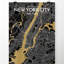 « new york city map », reproduction d’impression sur affiche luxe-22633152