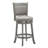 Leda Swivel Upholstered Linen Blend Counter Stool with Solid Wood Frame-789430965-730086964-687689930