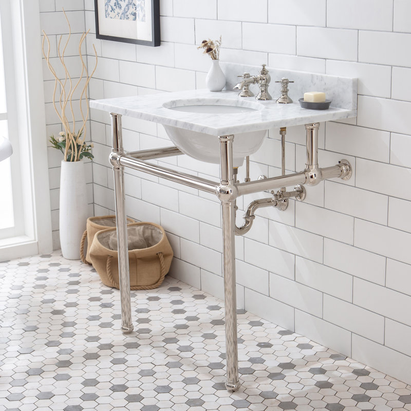 Copeland 30" Wall-Mounted Single Bathroom Vanity Set, Polished Nickel