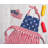 Tudor Striped Cotton Bib Apron