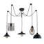 Mulak 5 - Light Black Cluster Pendant