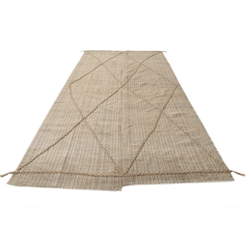 Tapis de couloir gris ivoire Ottilie