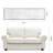Abstract Harmony Heavily Textured Hand Painted White Framed Canvas Wall Art-110870667