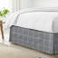 Shay Window Pane Gray Cotton Bedskirt-1512202993-1512202996