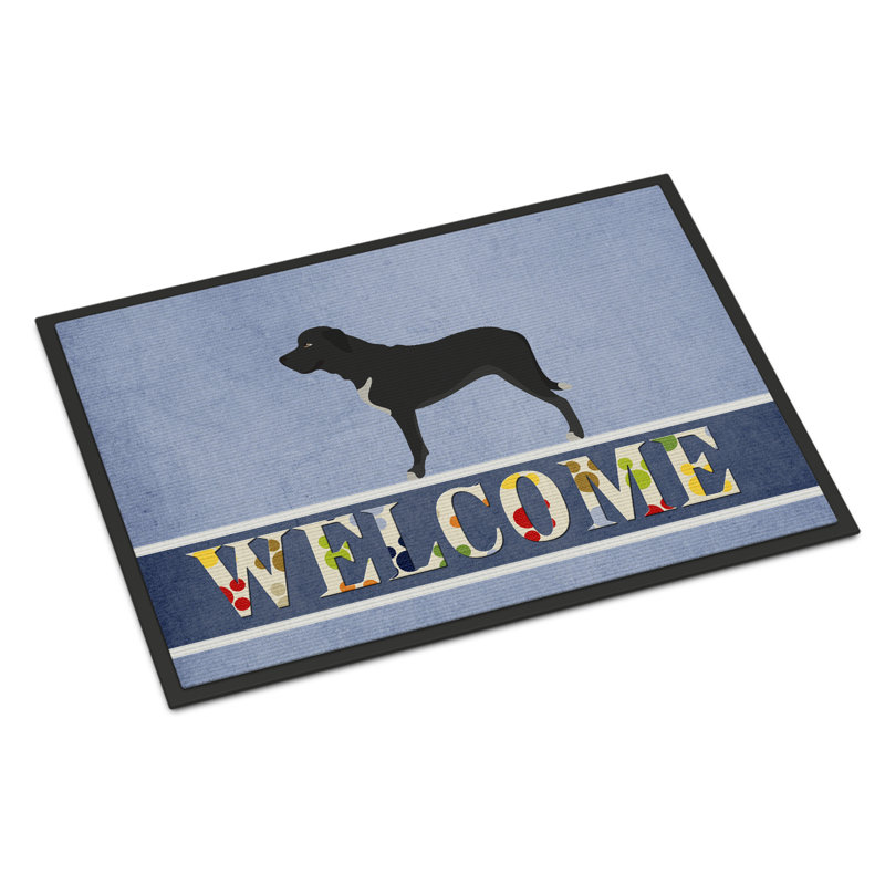 Tapis de porte d’extérieur anti-dérapant danois broholmer, Rectangle 2 pi x 3 pi