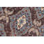 Tapis gris / bleu en laine noué à la main 6 pi 3 po x 9 pi Everson Ikat