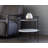 Patel 20.25'' W Metal Nightstand - Grey