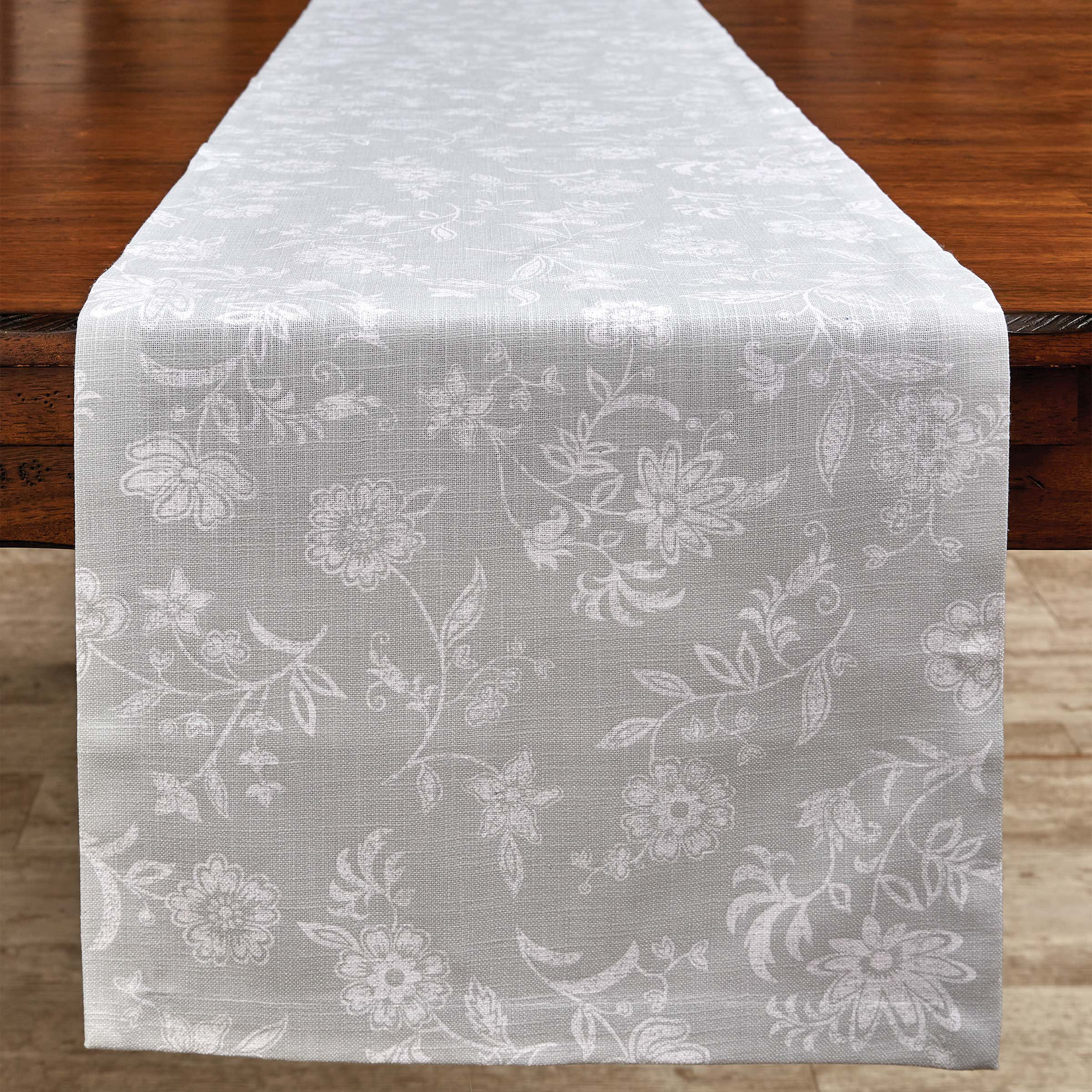 Red Barrel Studio® Rectangular Floral Table Runner | Wayfair