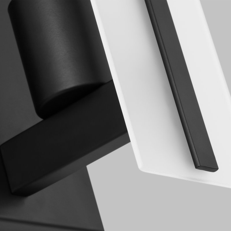 Ambir Dimmable Bath Sconce, Midnight Black