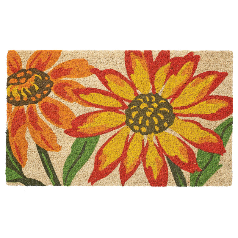 Blanket Flower Outdoor Doormat