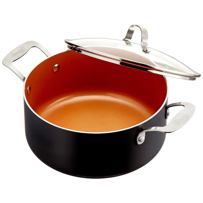 Marmite avec couvercle Gotham Steel, 5 pte