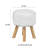 Solid + Manufactured Wood Accent Stool