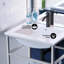 24" Wall-Mounted Single Bathroom Vanity Set-1659405775