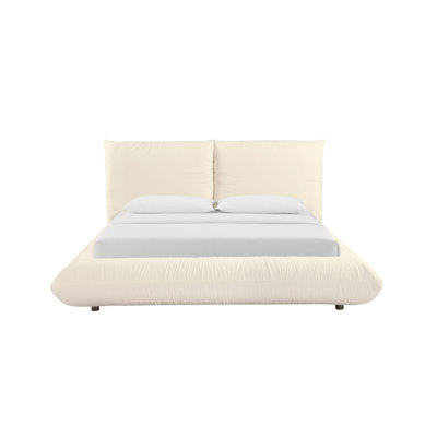 Lit plateforme tapissier Riata