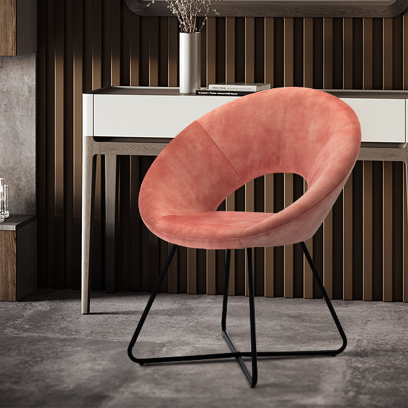 Albright Upholstered Accent Chair, Pink