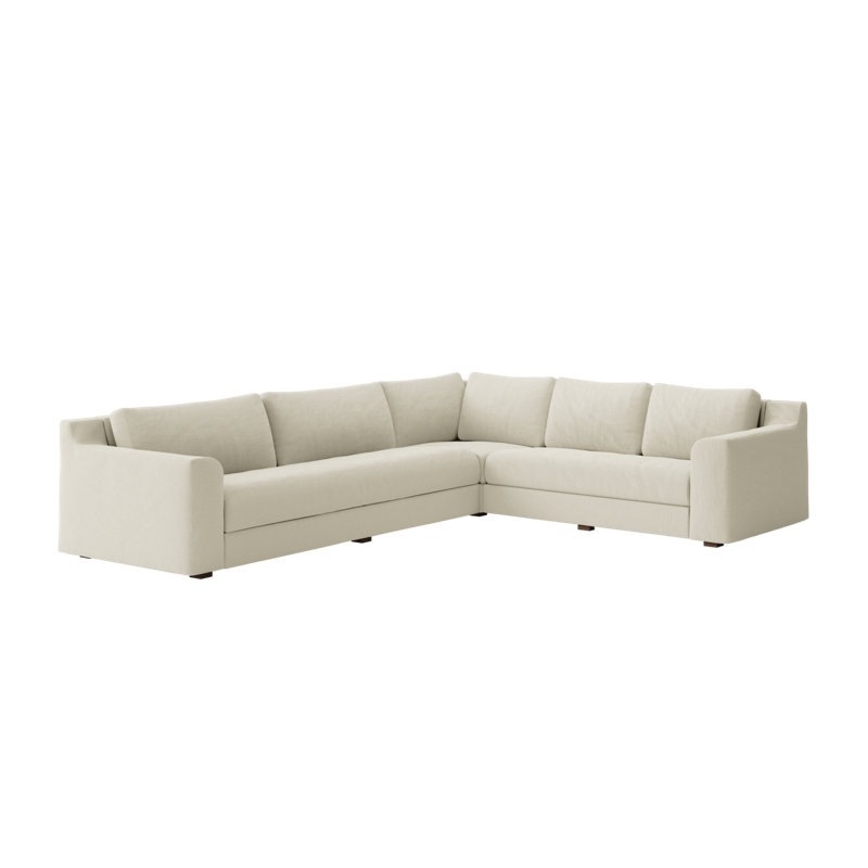 Elevate Reversible L Corner Sectional, Natural Hemp Blend