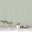 Bazaar Moss Stripe Design 33' L x 21" W Wallpaper Roll-55972317
