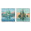 Cactus et désert Oasis I - Art mural floral cactus - ensemble d'art mural traditionnel 2 pièces-2095936850-2095936849-2095936855