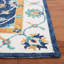 Tapis bleu / ivoire / jaune en laine touffeté à la main Rosalna-567694563