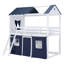 Lit superposé style maison basse avec toit-405219898-405219903