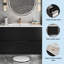 Meuble-lavabo flottant cannelé noir 36 po-1245508254-1245508248