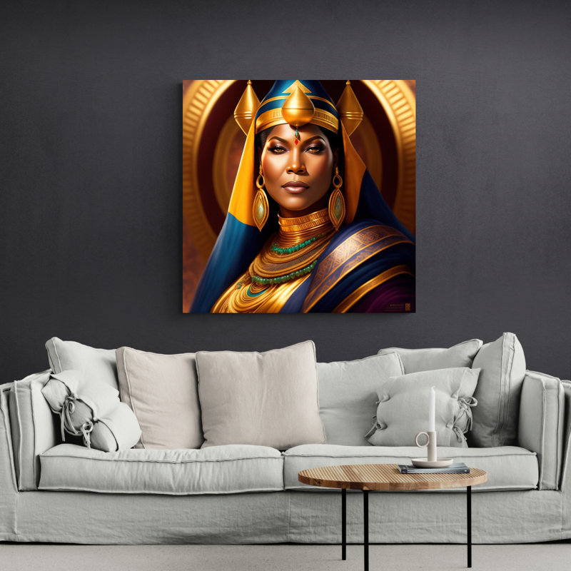 «Queen Latifah» par Stephen Chambers, impression sur toile tendue, L 30 po x H 30 po