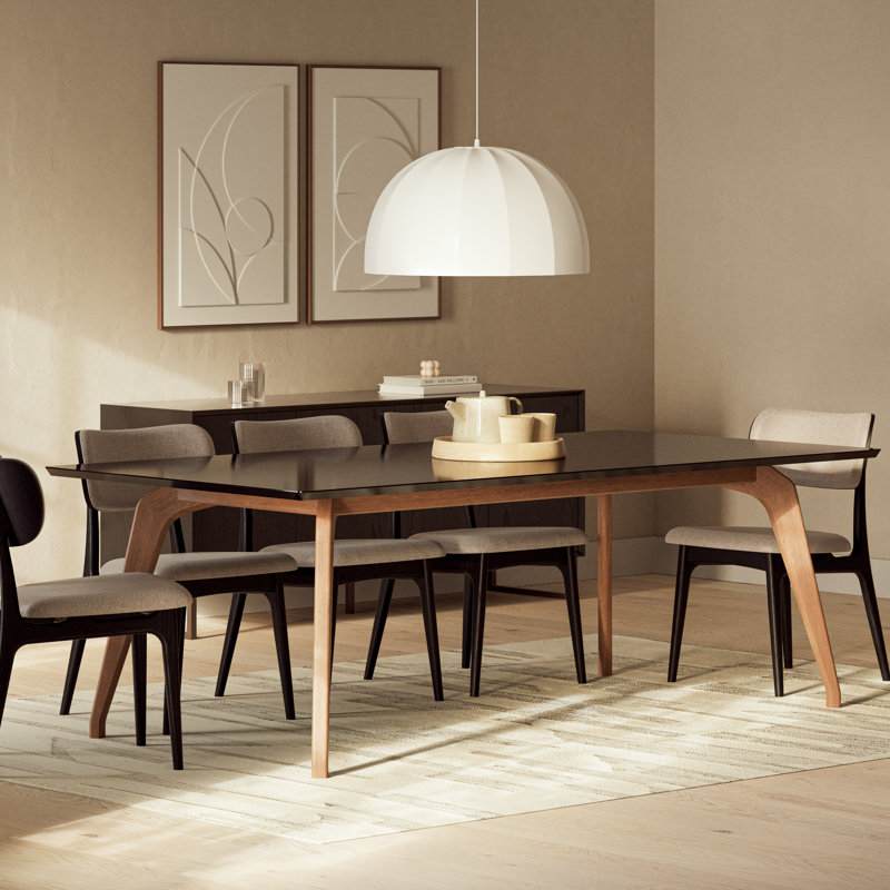 Ena Glass Top Dining Set (8 Chairs)