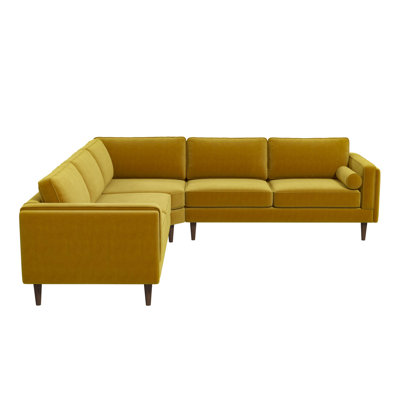 Canapé d'angle modulaire en tissu