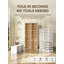 Armoire de rangement pliable pour chaussures une pièce, assemblage rapide sans outil, porte transparente magnétique, capacité de 36 paires à 9 niveaux, placard portatif et organisateur de vestibule-1237372186