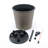 13 In. Gray Self-Watering Planter - Nourishes Plants Continuously, Construction, Stabilized Handcrafted , Protected , Function-1896518788