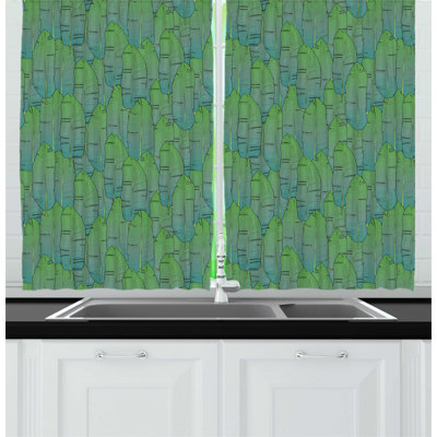 Floral Kitchen Curtain