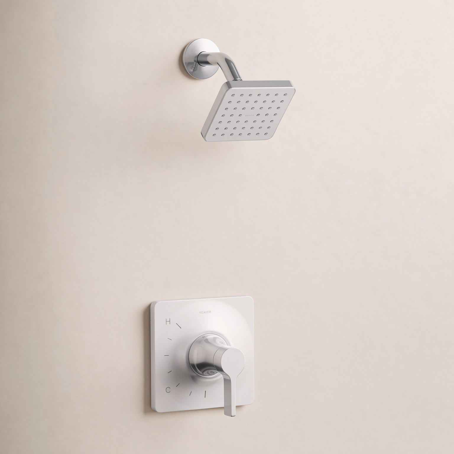 Venza Rite-Temp 1.75 GPM Shower Trim Set, Polished Chrome